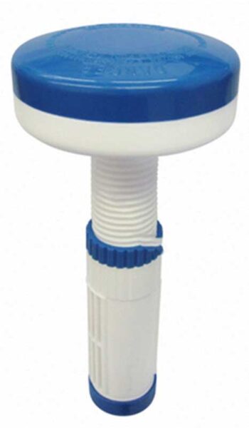 DELUXE SERIES BLUE/WHITE FLOAT DISPENSER 1" TABLET