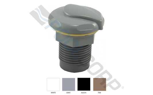 White Air Control Assembly for Gunite/Fiberglass Spa