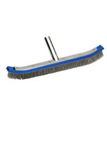 18" ALUMINUM BACK STAINLESS STEEL BRUSH