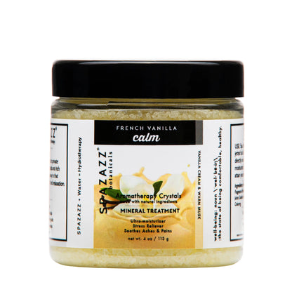 SPAZAZZ  FRENCH VANILLA- CALM BOTANICALS