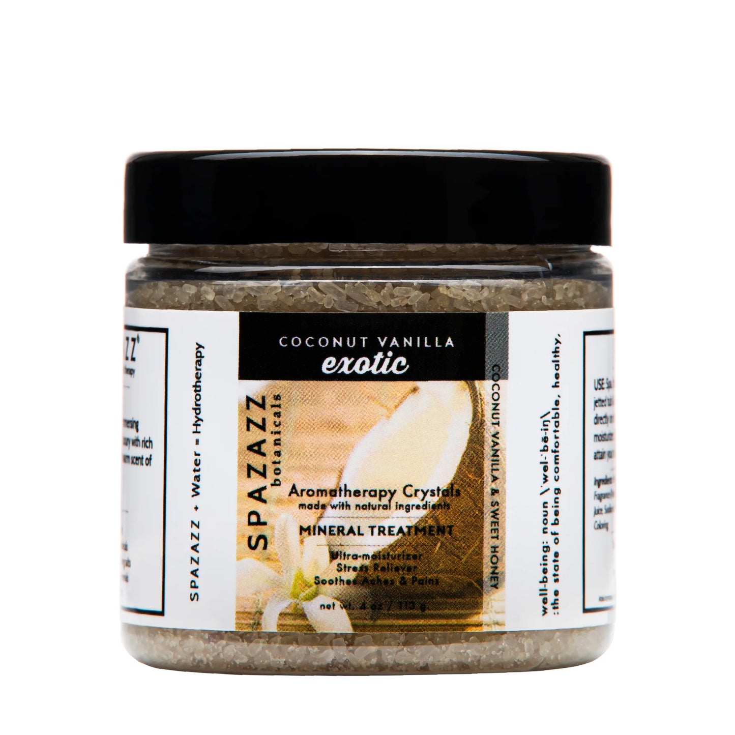 SPAZAZZ - COCONUT VANILLA- EXOTIC BOTANICALS