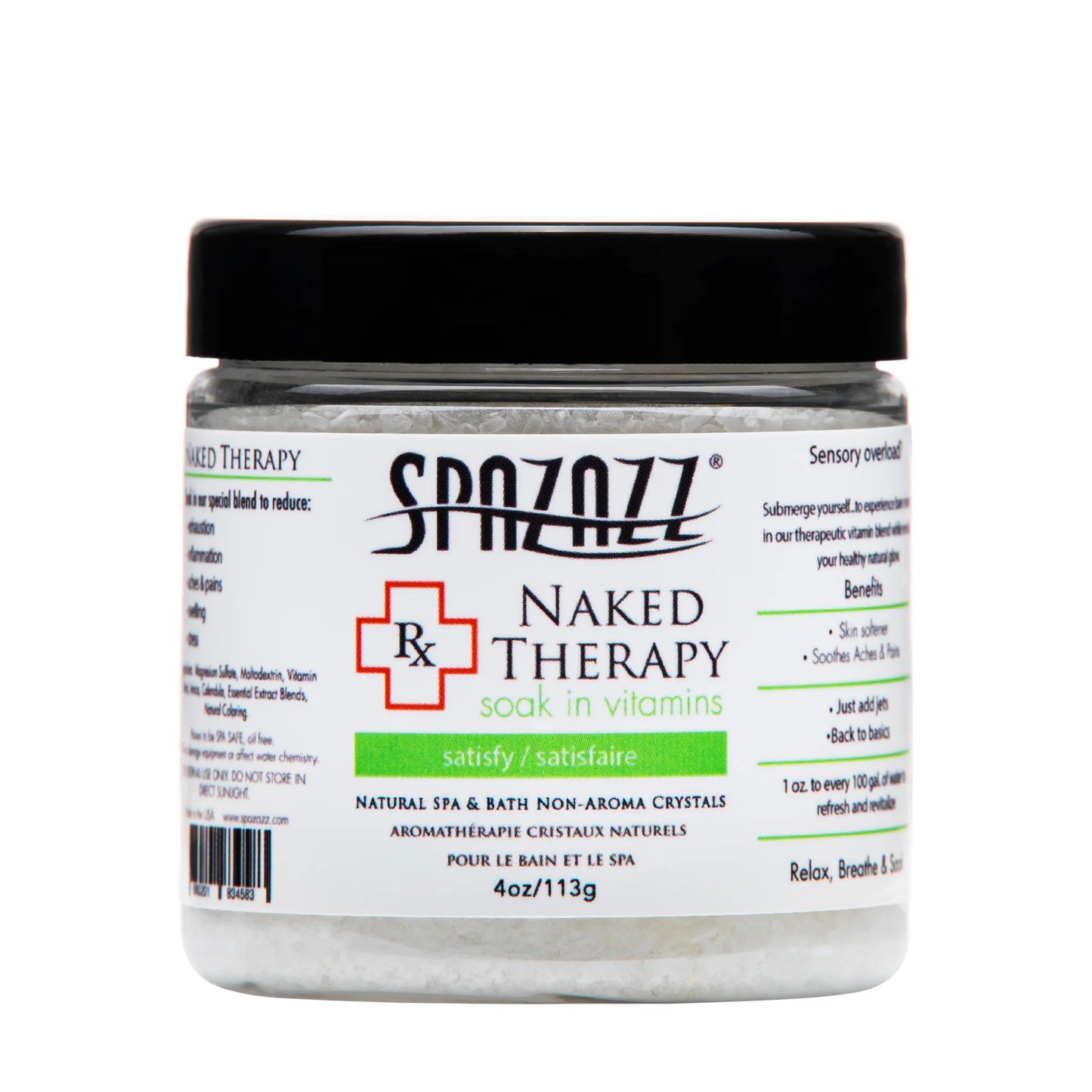 SPAZAZZ - NAKED- SATISFY THERAPY