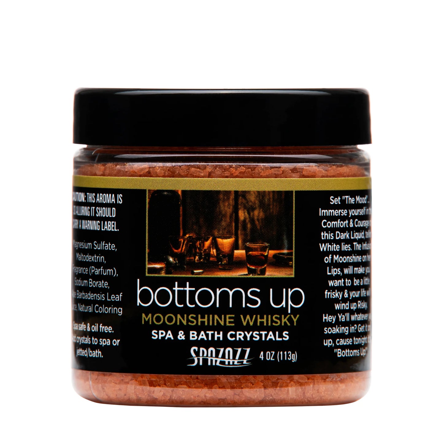 SPAZAZZ-  BOTTOMS UP- MOONSHINE & WHISKEY SET THE MOOD