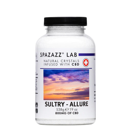 SPAZAZZ LAB-SULTRY-ALLURE CBD INFUSED
