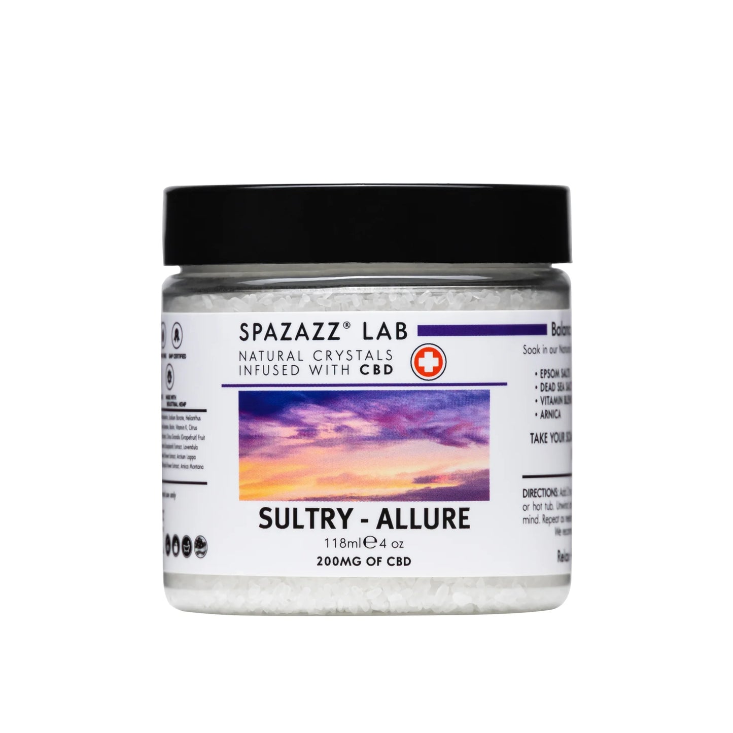 SPAZAZZ LAB-SULTRY-ALLURE CBD INFUSED