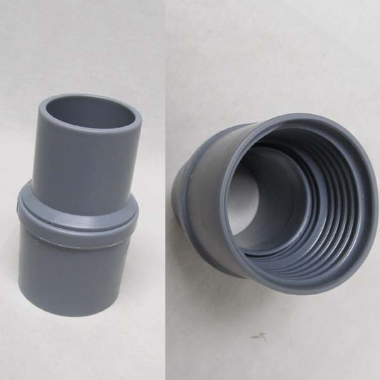 VACUUM HOSE CUFF 1.5" GRAY, SWIVEL