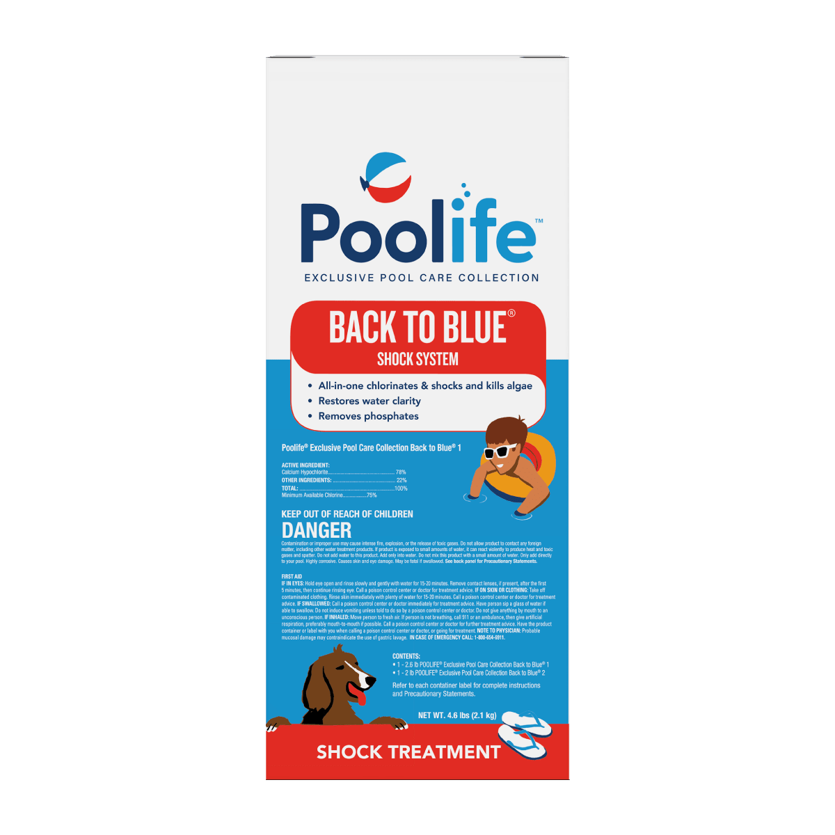 POOLIFE BACK TO BLUE SHOCK SYSTEM