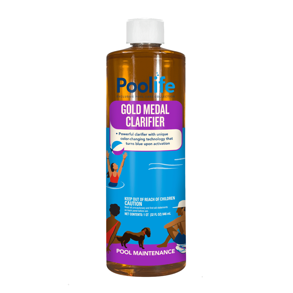 POOLIFE GOLD MEDAL CLARIFIER 1QT 1oz PER 6K