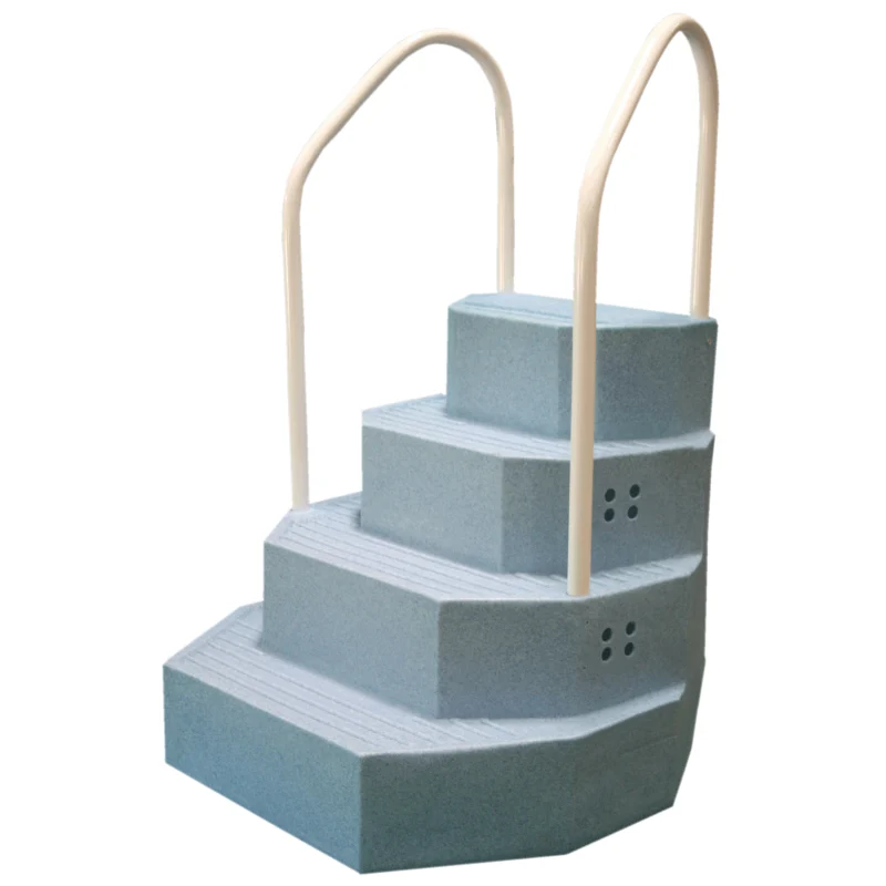 KING STEP SCP A/G DROP IN STEP SYSTEM WITH DOUBLE HAND RAIL, BLUE GRANITE