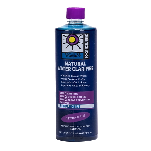 E-Z CLOR NATURAL WATER CLARIFIER 1oz PER 5K