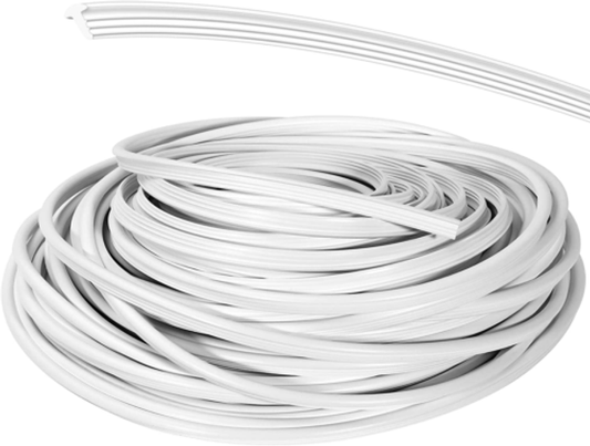 QUAKER PLASTICS WEDGE LOCK WHITE BAGGED 120'