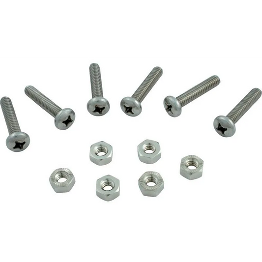 HAYWARD VARI-FLO COVER SCREW WITH NUT (SET OF 6)