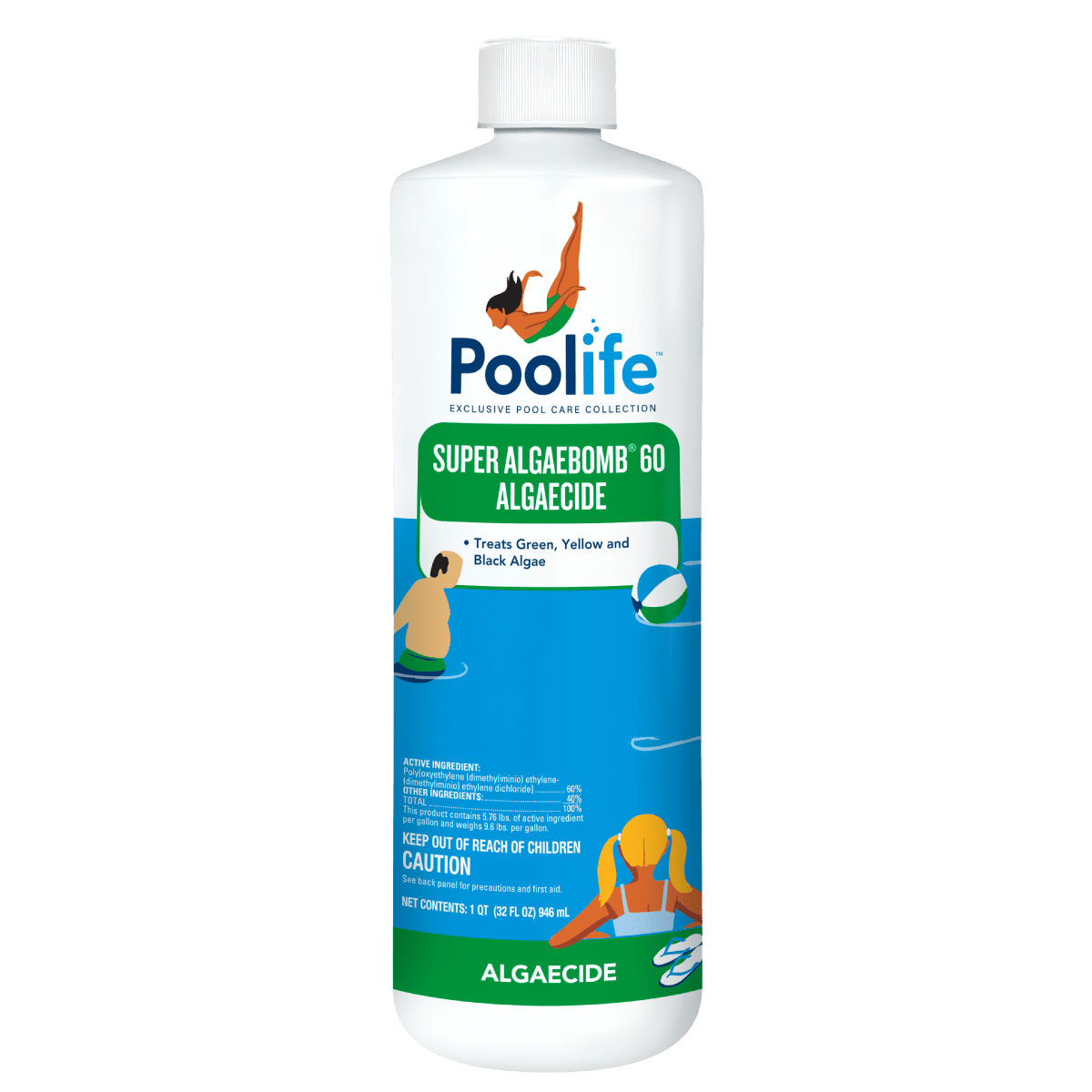 POOLIFE SUPER ALGAEBOMB 60 1QT( 60% POLY)