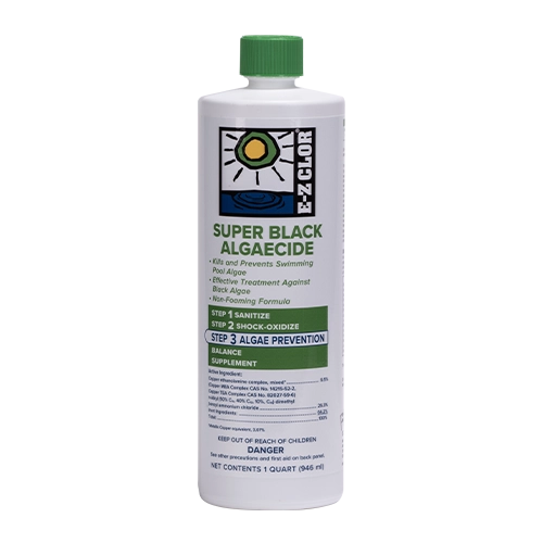 E-Z CLOR SUPER BLACK ALGAECIDE 1QT 9.5% COPPER